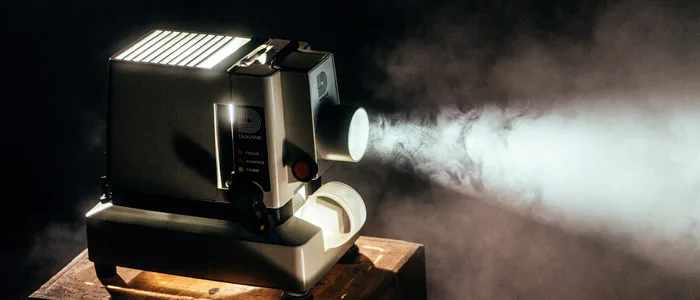 A film projector, representing animated GIF and WebP support
