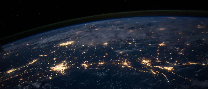 Earth from orbit, suggesting scale and speed in image optimization